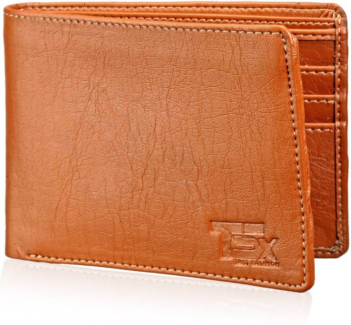 TSX Men Brown Artificial Leather Wallet  (6 Card Slots)