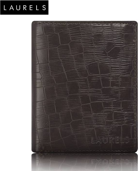 Laurels Men Brown Artificial Leather Wallet  (7 Card Slots)