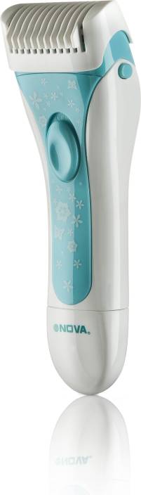 Nova NLS 560 100 % waterproof Sensitive Touch Lady Shaver For Women  (Turquoise ,white)