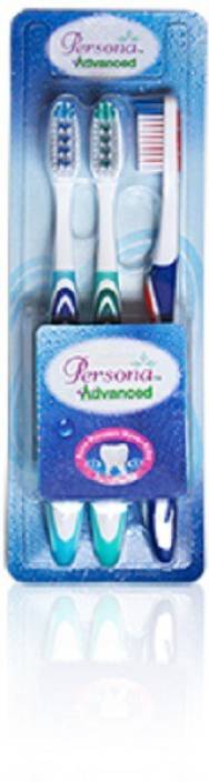 Amway Persona Tooth Brush Pack Of 3  (Blue, Green, Blue)